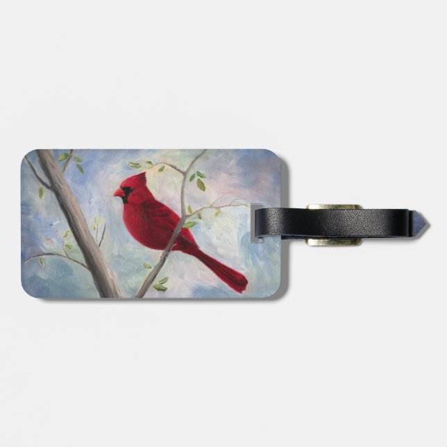 Cardinal Two Sided Luggage Tag (Back Horizontal)