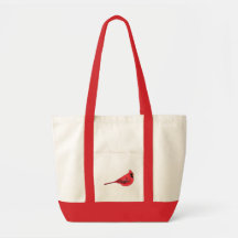 Cardinal Watercolor Art Tote