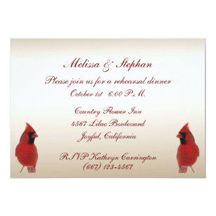 Cardinal Wedding Invitations 5