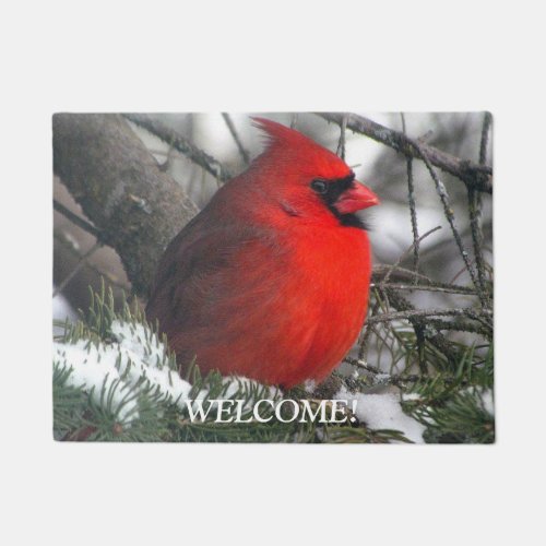 Cardinal Welcome Mat