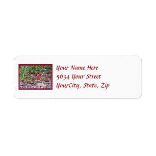 Cardinal Wild Songbird Series Label