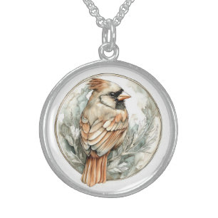 Cardinal Wild Tame and Timeless Collection Sterling Silver Necklace