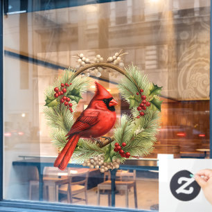 Cardinal Window Cling