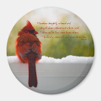 Cardinal with Visitor From Heaven poem