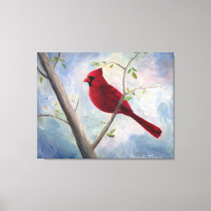 Cardinal Wrapped Canvas Print
