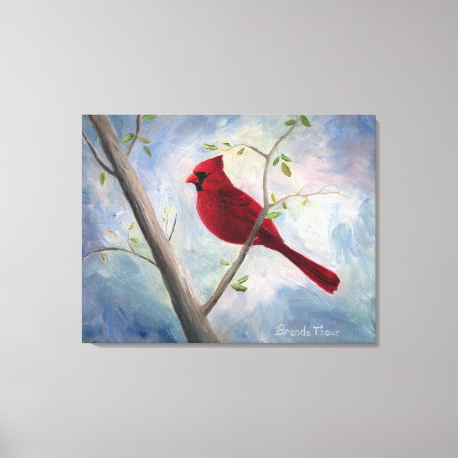 Cardinal Wrapped Canvas Print (Front)