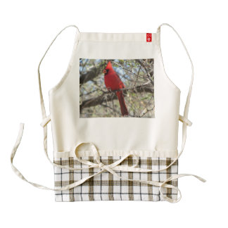 Cardinal Zazzle HEART Apron
