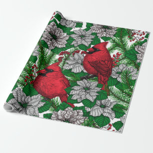 Cardinals 2 wrapping paper