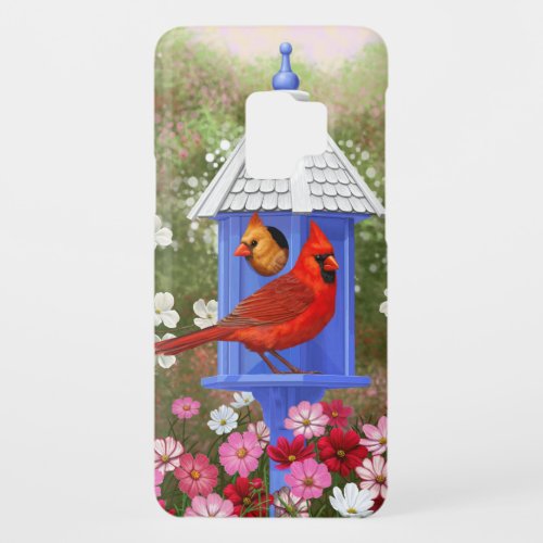 Cardinals and Blue Birdhouse Case_Mate Samsung Galaxy S9 Case