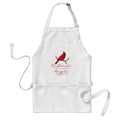 Cardinals Appear Adult Apron