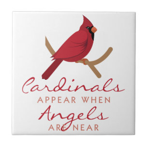 Cardinals Appear Ceramic Tile