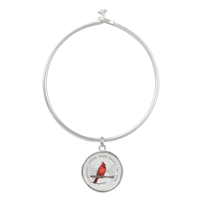 Cardinals Appear When Angels Are Near Bracelet (Front)