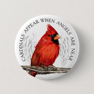 Cardinals Appear When Angels Are Near Button