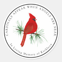 Cardinals Appear When Angels Are Near 