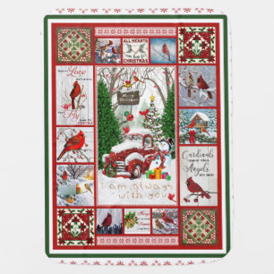 Cardinals Appear When Angels Are Near Gifts Baby Blanket