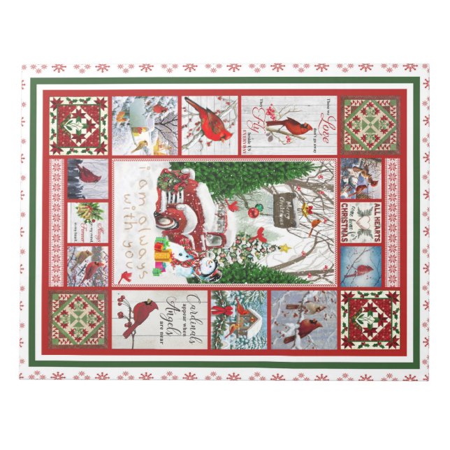 Cardinals Appear When Angels Are Near Gifts Notepad (Front)