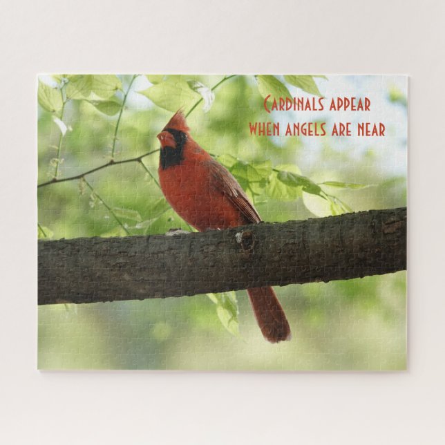 Cardinals appear when angels are near! jigsaw puzzle (Horizontal)