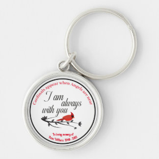 Cardinals Appear When Angels Are Near  Keychain