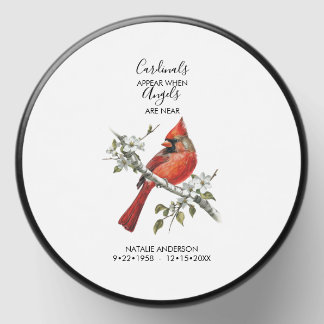Cardinals appear when angels are near Memorial Mini Candle Favors
