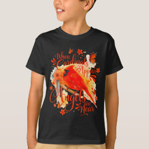 Cardinals Appear When Angels Are Near Memorial Quo T-Shirt