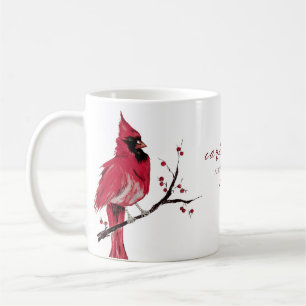 Cardinals Appear When Angels Are Near Watercolor Coffee Mug