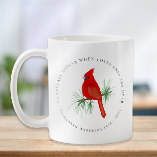 Cardinal Enamel Coffee Mug Campfire Mugs Home Decor Bird Lover