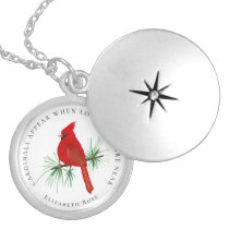 Cardinals Appear When Loved Ones Are Near Locket Necklace