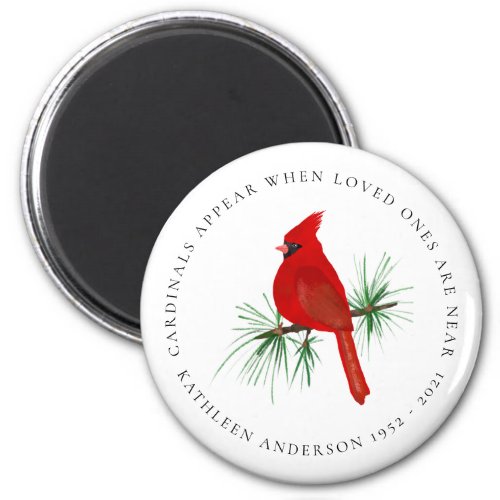 Cardinals Appear When Loved Ones Are Near Magnet