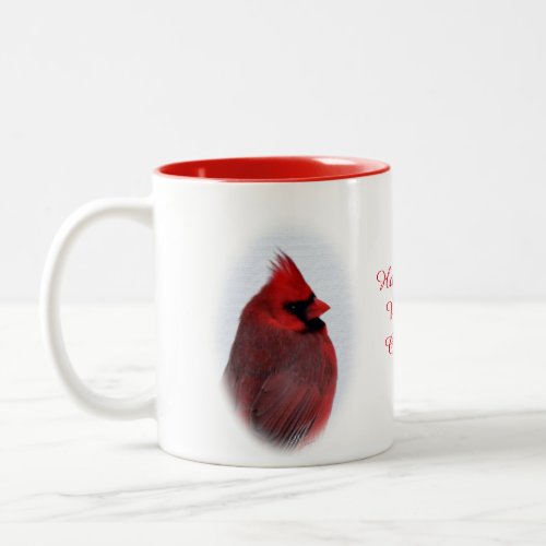 Cardinals Beverage Mug_ Personalize Two_Tone Coffee Mug