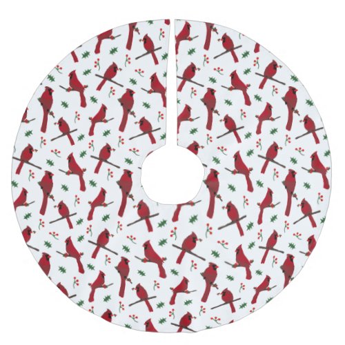 Cardinals Brushed Polyester Tree Skirt