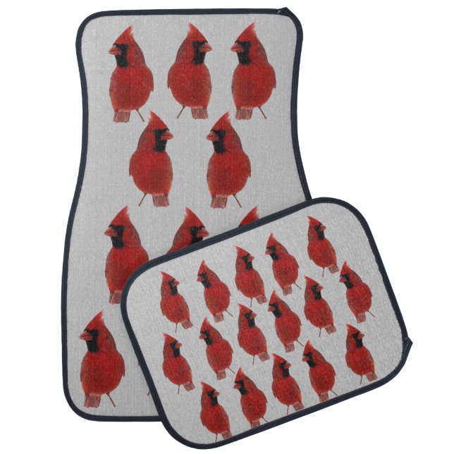 Cardinals Car Mat (Set)