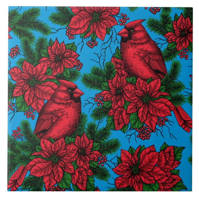 Cardinals Ceramic Tile (Front)