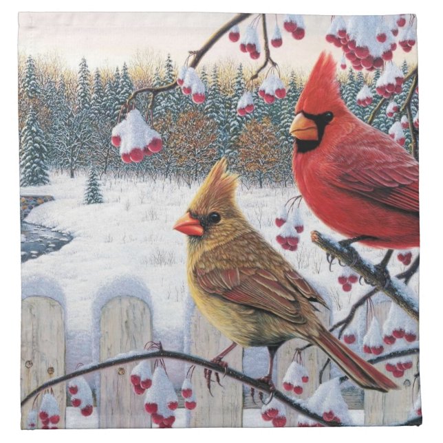 Cardinals Cloth Napkin (Front)