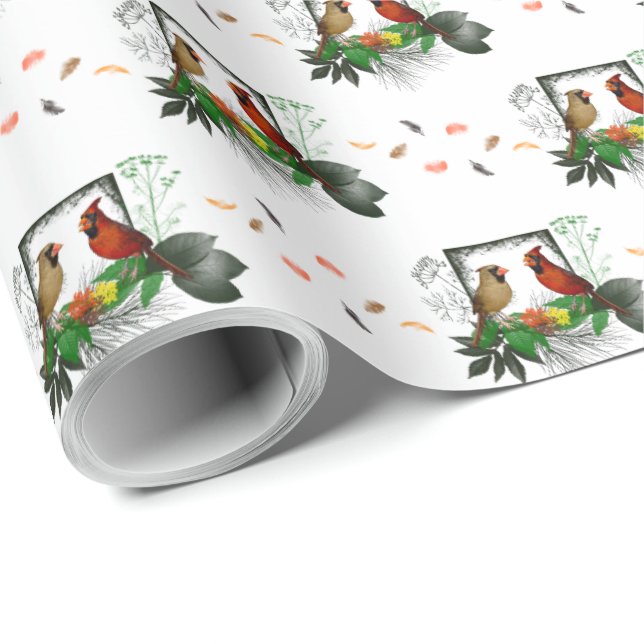 Cardinals Corner Wrapping Paper (choose colour) (Roll Corner)