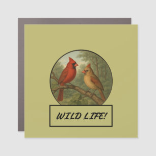 Cardinals Dark Khaki Car/Truck Magnet