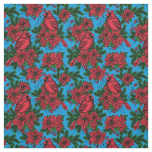 Cardinals Fabric