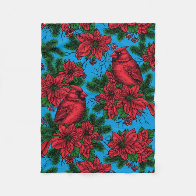 Cardinals Fleece Blanket (Front)