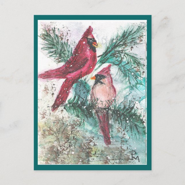Cardinals Holiday card (Front)