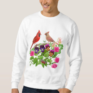 Cardinals in the Garden Sweatshirt