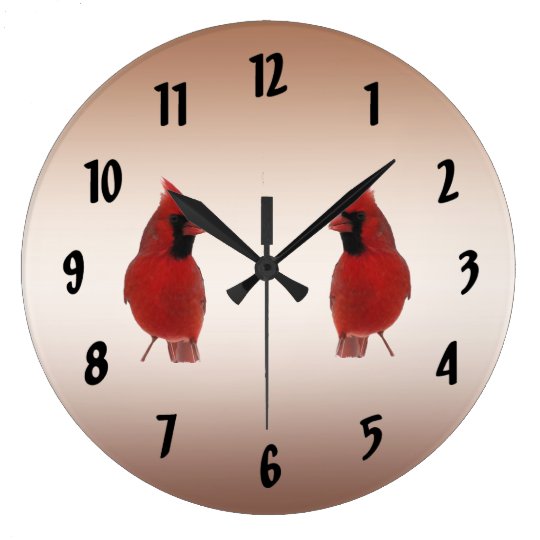 Cardinals Large Clock | Zazzle.com