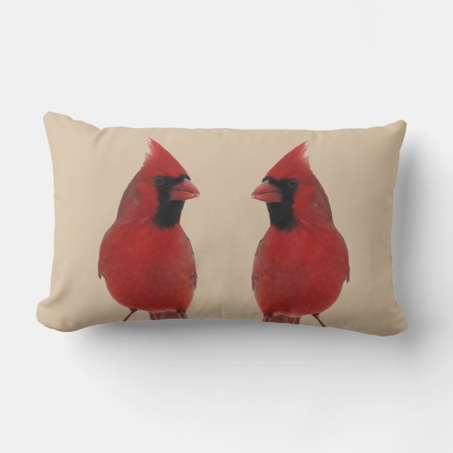 Cardinals Lumbar Pillow (Front)