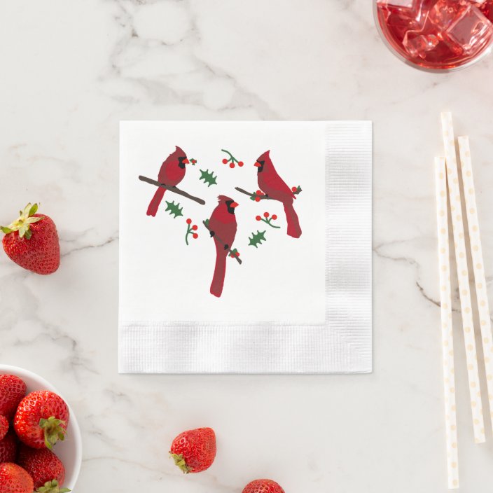 Cardinals Paper Napkin
