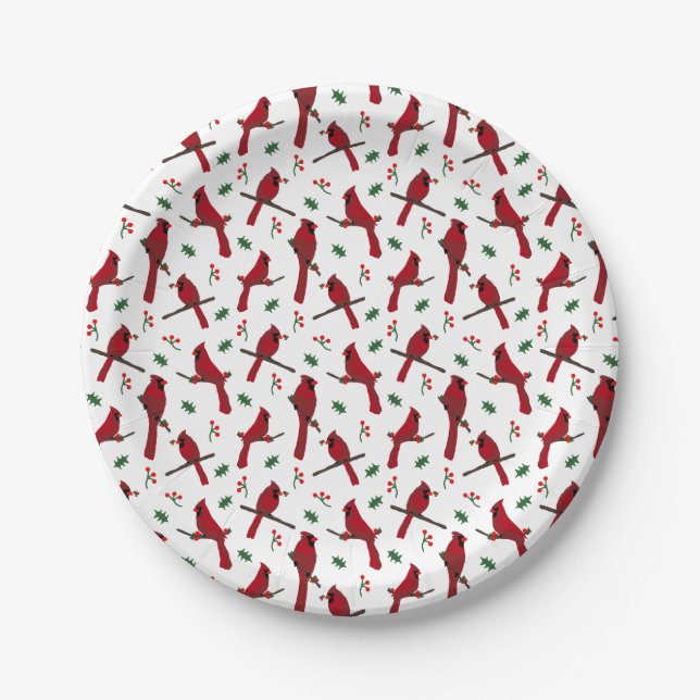 Cardinals Paper Plates (Front)