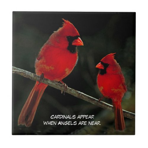 CARDINALS QUOTE CERAMIC TILE