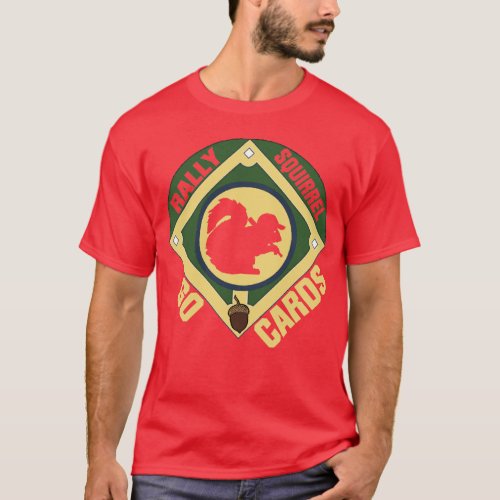 Cardinals Rally Squirrel T_Shirt