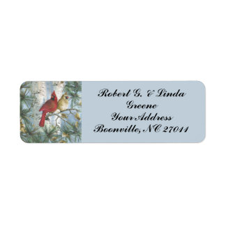 CARDINALS--RETURN ADDRESS LABELS