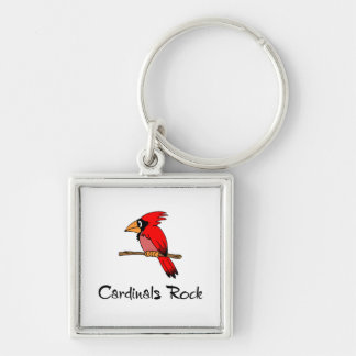 Cardinals Rock Keychain