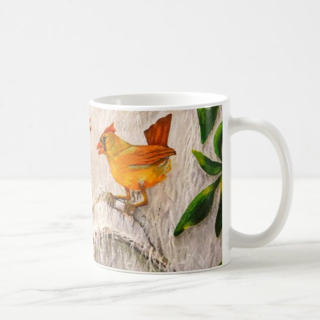 Cardinals - Singing of love Coffee Mug (Right)