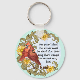 Cardinals Talent Christian keychain