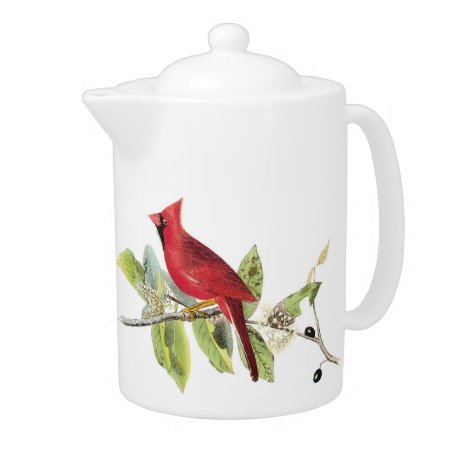 Cardinals Tea Pot